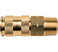 Пневморазъём металлический GARWIN 1/2 внеш. резьба, латунь E40SMOG