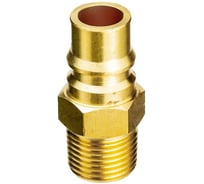 Пневморазъём металлический GARWIN высокой пропускной способности, папа - наружная резьба 1, латунь 808216-1