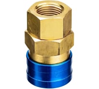 Пневморазъём металлический GARWIN высокой пропускной способности, мама - внутренняя резьба 1/2, латунь 808210-12