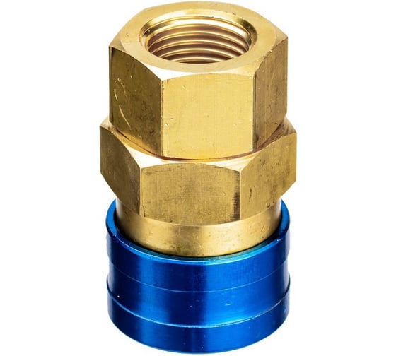 Пневморазъём металлический GARWIN высокой пропускной способности, мама - внутренняя резьба 1/2, латунь 808210-12