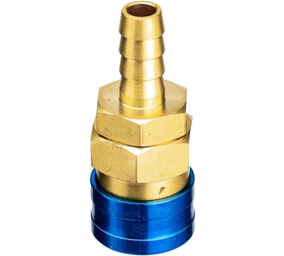Пневморазъём металлический GARWIN высокой пропускной способности, мама - ёлочка 3/4, латунь 808205-34-h