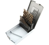 Набор сверл GARWIN 1.0-10.0 х 0,5 мм 19пр. HSS-CO Spiralbohrer (Metall) GM-BS19C