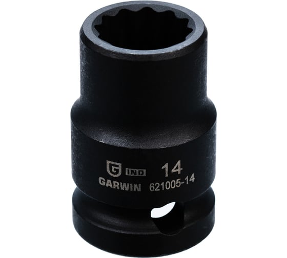 Головка торцевая GARWIN 1/2, 14 мм, 12-гранная, ударная 621005-14