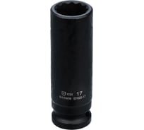 Головка торцевая GARWIN 1/2, 17 мм, 12-гранная, ударная, глубокая 621020-17
