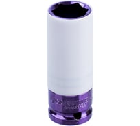 Головка торцевая GARWIN 1/2, 22 мм, 6-гранная, ударная, глубокая, тонкостенная, для литых дисков 626533-22