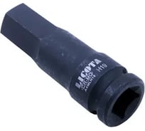 Головка торцевая Licota 1/2, HEX наружный, H19, ударный, удлиненный A4MLH19