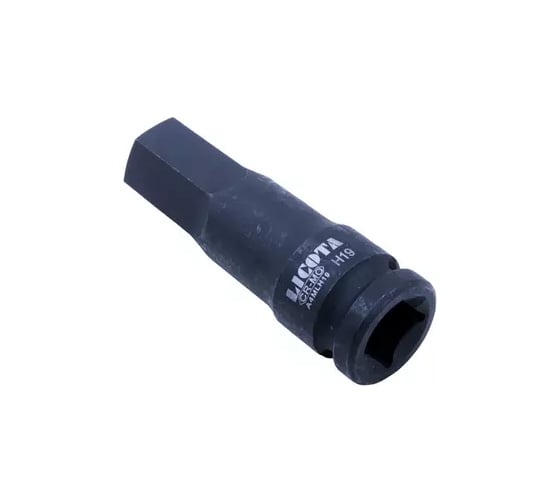 Головка торцевая Licota 1/2, HEX наружный, H19, ударный, удлиненный A4MLH19