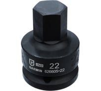 Головка торцевая GARWIN 3/4, HEX наружный, H22, ударный 626605-22