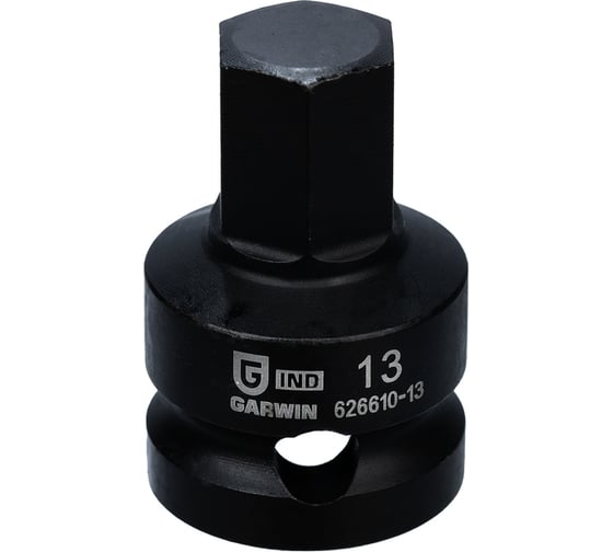 Головка торцевая GARWIN 1/2, HEX наружный, H13, ударный 626610-13