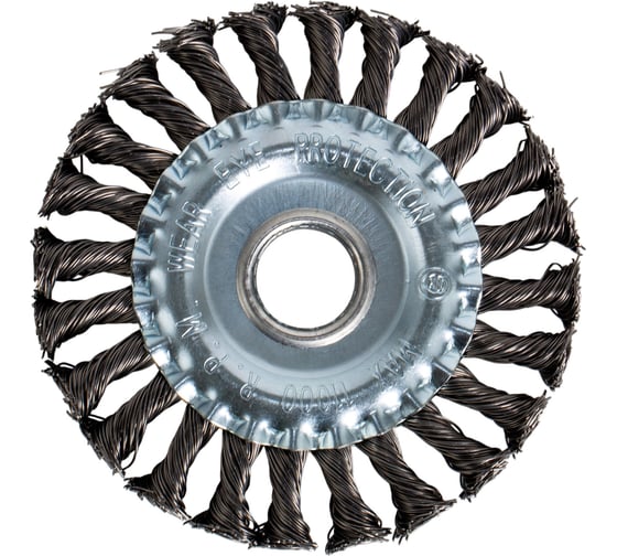 Щетка для УШМ плоская крученая VIRA 125 мм 2 шт 575126