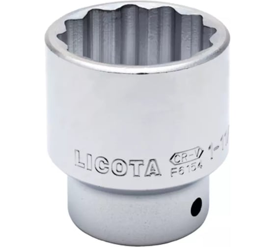 Головка Licota 1, 2-1/8, торцевая, 12-гранная F81068