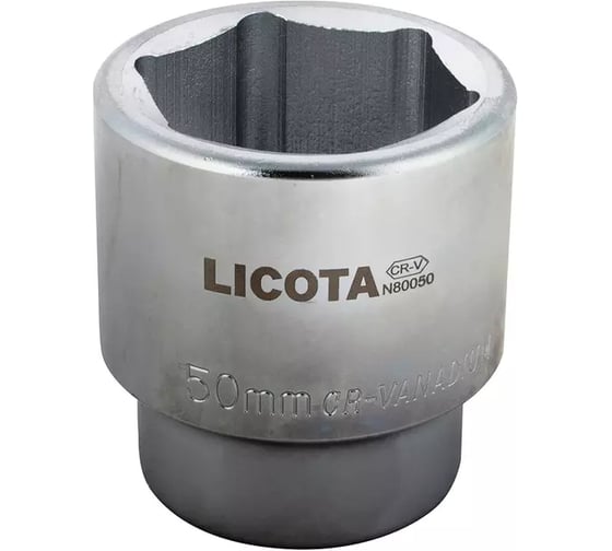 Головка Licota 1, 77 мм, торцевая, 6-гранная N80077