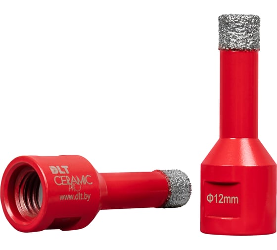 Коронка алмазная по керамограниту DLT CERAMIC PRO,12мм 0690