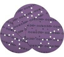 Круг шлифовальный DLT GrandFlex FILM-CERAMIC, O225мм, зернистость 240, 10шт (на пленке, керамика точной формы) 3010
