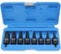 Набор TORX ударных Licota в кейсе 1/2 T30, T40, T45, T50, T55, T60, T70, T80 мм 8 пр, длина 60 мм ASA-40002S 1