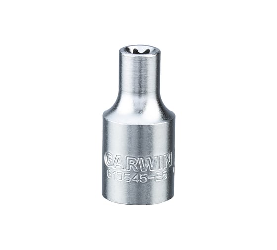 Головка GARWIN 1/4, E5, торцевая, E-профиль 610545-E5