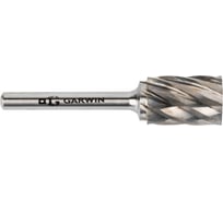 Борфреза GARWIN цилиндрическая с гладким торцом 16x25x69 мм, VHM, AL, форма A (серия 900511) 900511-16*25*69