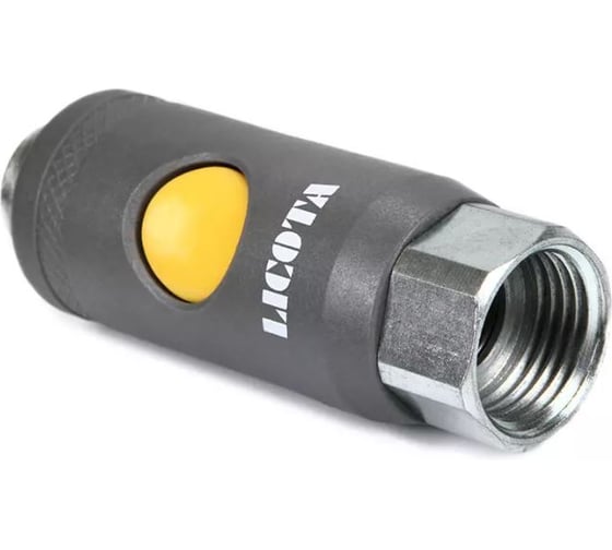Пневматический разъем быстросъемный двухкомпонентный Licota с предохранителем 1/2 внутренняя резьба SR40PF