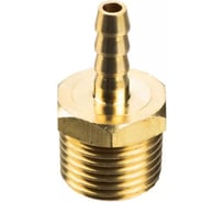 Фитинг Licota наружная резьба 1/2 - елка 6 мм, латунь MH4020