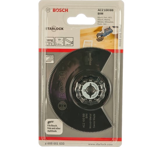 Сегментированный выпуклый пильный диск (100 мм) GOP 10.8 Bosch 2608661633