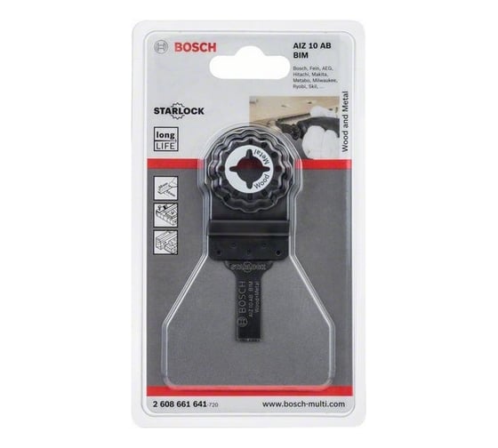 Погружное пильное полотно BIM METAL (10х20 мм) для GOP 10.8 Bosch 2608661641