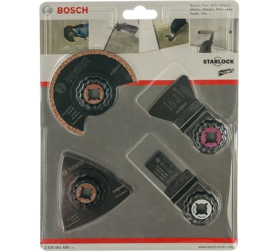 Набор по керамической плитке (4 шт.) Bosch 2608661695 1