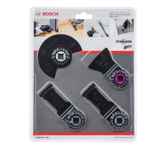 Набор для монтажно-напольных работ (4 шт.) Bosch 2608661696