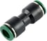 Фитинг GARWIN соединитель цанга 12 мм, пластмассовый корпус 808550-12-12 1