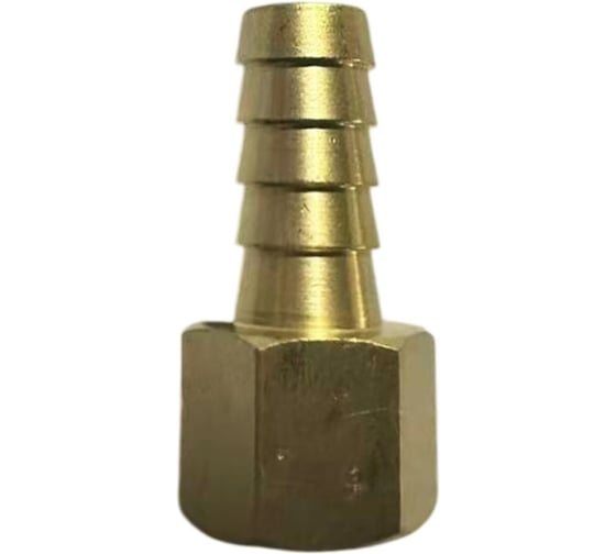 Фитинг GARWIN внутренняя резьба 1/4 - елка 10 мм, латунь FH2030G