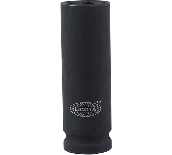 Головка Licota 1/2, 21 мм, торцевая, 6-гранная, ударная, глубокая, тонкостенная, для литых дисков AK4021L