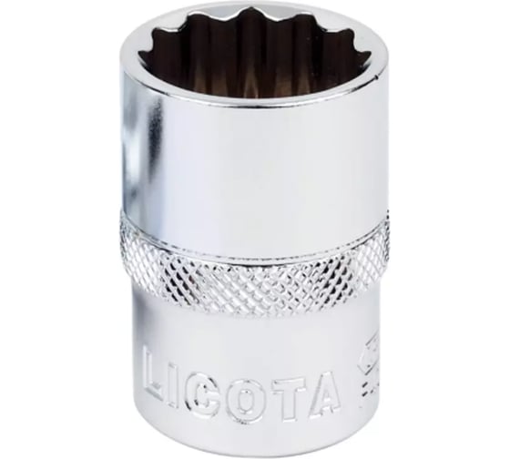 Головка Licota 1/2, 20 мм, торцевая, 12-гранная F4020