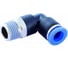 Уголок GARWIN M1/8 цанга 8 мм, с уплотнением, пластм. корпус 808520-Г-8-18-1 1