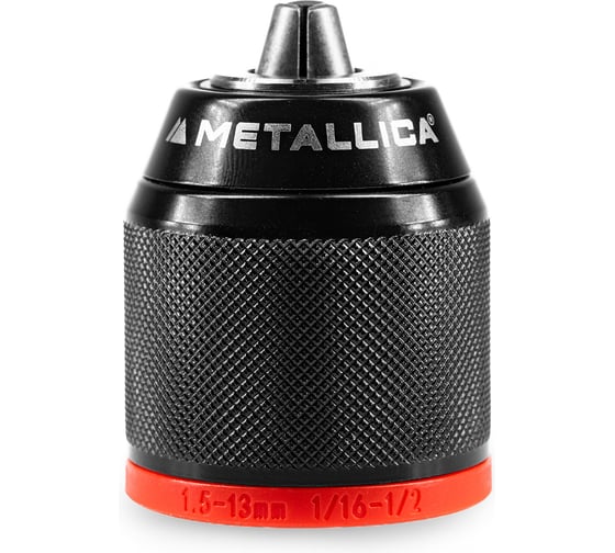 Патрон быстрозажимной METALLICA 1-мет. муфта Ultra 2,0-13 мм, 3/8-24UNF, c замком, в тубе 193110