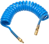 Шланг полиуретан GARWIN (PU) 14х10, витой, 5 м, синий, БРС в комплекте 808750-1014-05