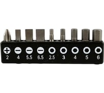 Набор бит GARWIN 1/4", 25 мм на держателе SL, PH, HEX 632502