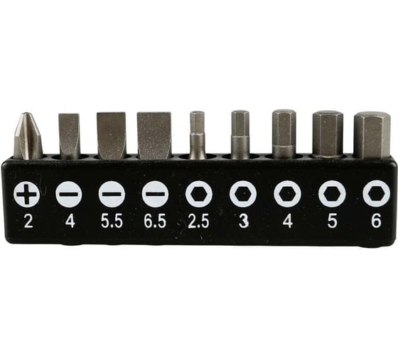 Набор бит GARWIN 1/4", 25 мм на держателе SL, PH, HEX 632502