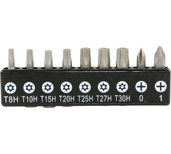 Набор бит GARWIN 1/4", 25 мм на держателе TORX с отв., PH 632504