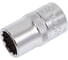 Головка Licota 1/2, 9/16, торцевая, 12-гранная F4118 3