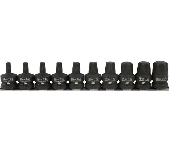 Набор ударных TORX GARWIN 1/2", 10 пр. T40-T100, 38.1 мм 626615-SET10