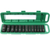 Набор ударных головок глубоких GARWIN 78 мм, 1/2", 13пр. 10-32 мм в пластиковом кейсе 626526-13