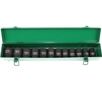 Набор ударных головок GARWIN 38 мм, 1/2", 12пр. 10-24 мм в металлическом кейсе 626521-12