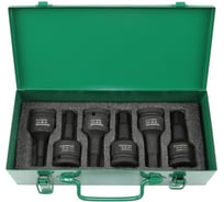 Набор ударных шестигранников GARWIN 3/4" HEX 6 пр. 12-24 мм, 100 мм 626605-6-34