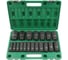 Набор ударных головок дюймовых глубоких GARWIN 1/2", 78 мм, 19 пр., 3/8 — 1-1/2 626526-19 1