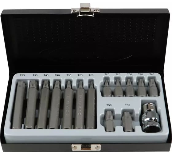 Набор бит Licota Торкс Т20-Т55, 15 предметов ABS-80007