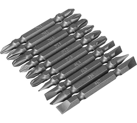 Набор бит двусторонних (10 шт; 65 мм) ЕРМАК 601-050