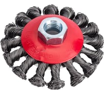 Щетка металлическая для УШМ (85 мм; М14; крученая (тарелка)) ЕРМАК 656-073