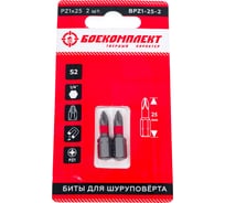Биты (2 шт; PZ1; 25 мм) Боекомплект BPZ1-25-2