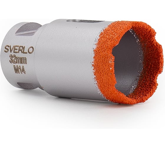 Сверло кольцевое SEVENFOX Sverlo M14 32мм h-35мм universal wet dry 179.600.5225