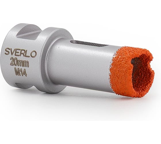 Сверло кольцевое SEVENFOX Sverlo M14 20мм h-35мм universal wet dry 179.600.5223