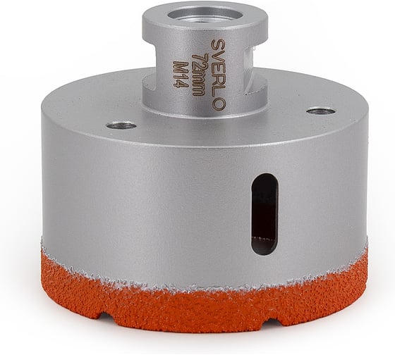 Сверло кольцевое SEVENFOX Sverlo M14 72мм h-35мм universal wet dry 179.600.5215